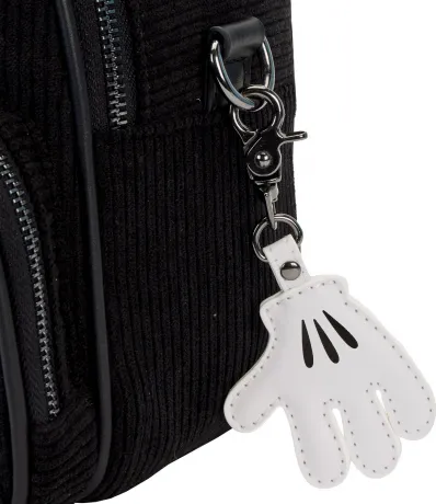 Mini sac à dos Convertible Sac à Bandoulière Disney 100 Mickey Mouse Velours Côtelé Loungefly