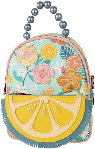Mini sac à dos Convertible Tropical Citron Floral Loungefly