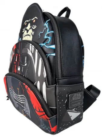 Mini sac à dos Côté Obscur Triple Poches Glow Loungefly