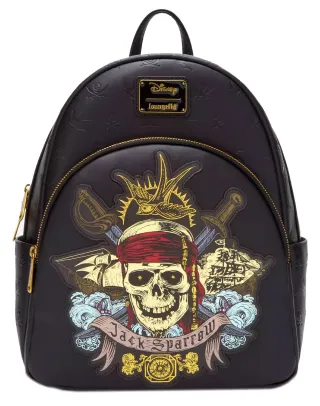 Mini sac à dos Crâne Jack Sparrow Loungefly