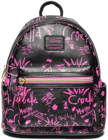 Mini sac à dos Cruella Graffiti Loungefly