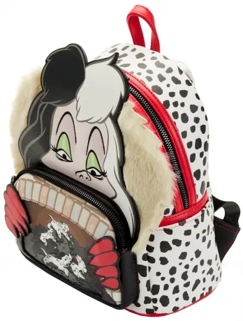 Mini sac à dos Cruella d&#039;Enfer Villains Scène Loungefly