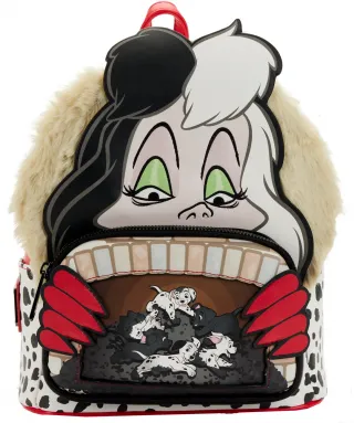 Mini sac à dos Cruella d&#039;Enfer Villains Scène Loungefly