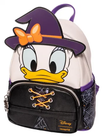 Mini sac à dos Daisy Duck Sorcière d&#039;Halloween Cosplay Loungefly