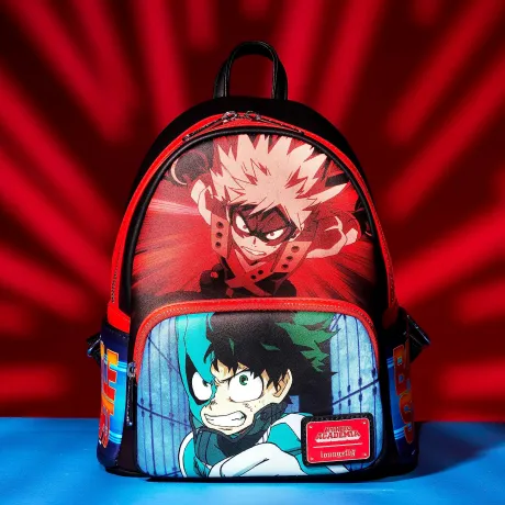Mini sac à dos Deku vs Katsuki Bakugo Loungefly
