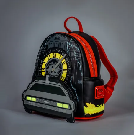 Mini sac à dos DeLorean Glow Loungefly