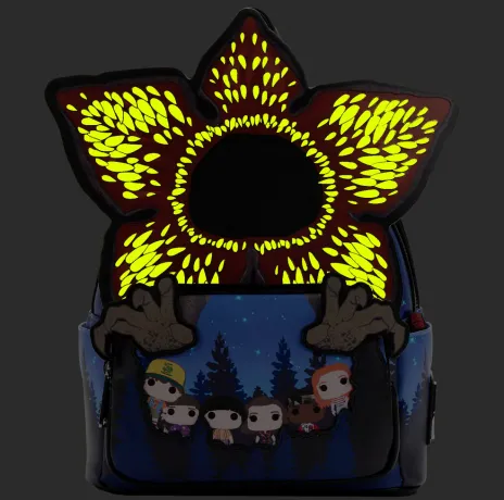 Mini sac à dos Demogorgon Pop! by Loungefly Glow (Bundle) Loungefly