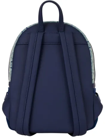 Mini sac à dos Denim Starters Impression Intégrale Loungefly