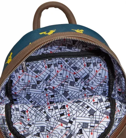 Mini sac à dos Detective Pikachu Impression intégrale Loungefly
