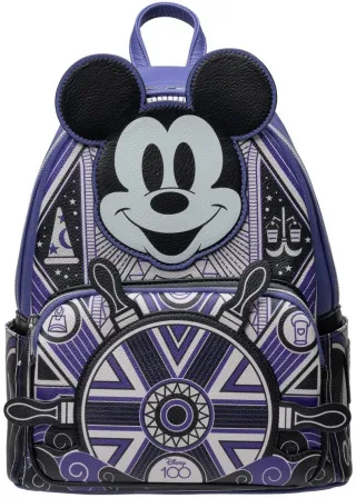Mini sac à dos Disney 100 Art Déco Glow Loungefly