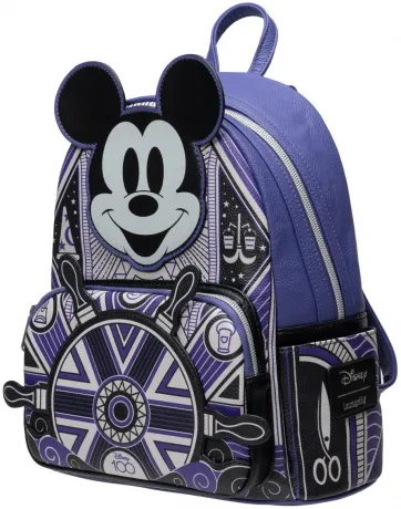 Mini sac à dos Disney 100 Art Déco Glow Loungefly