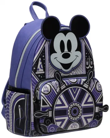 Mini sac à dos Disney 100 Art Déco Glow Loungefly