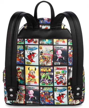 Mini sac à dos Disney 100 Mickey Mouse et ses Amis Marvel Comics Loungefly