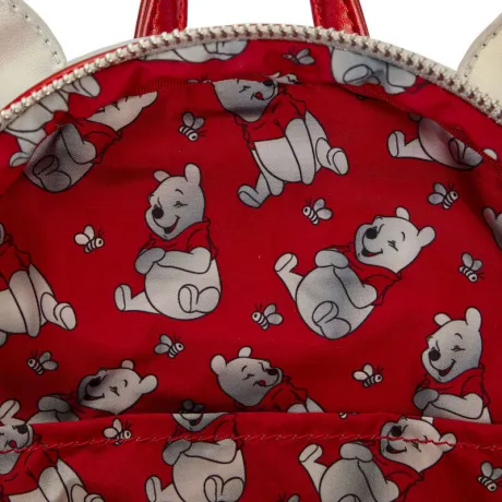 Mini sac à dos Disney 100 Winnie L&#039;Ourson Platine Cosplay Loungefly