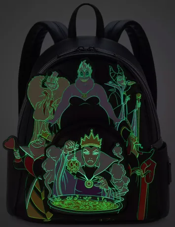 Mini sac à dos Disney Villains Glow Loungefly