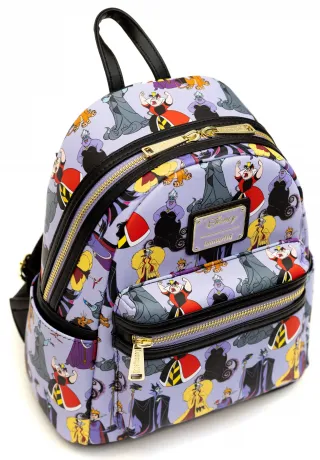 Mini sac à dos Disney Villains Impression Intégrale Loungefly