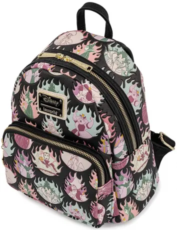 Mini sac à dos Flammes Pastel Impression Intégrale Loungefly