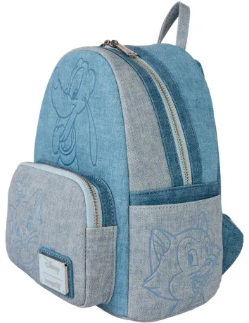 Mini sac à dos Chiens &amp; Chats Denim Loungefly