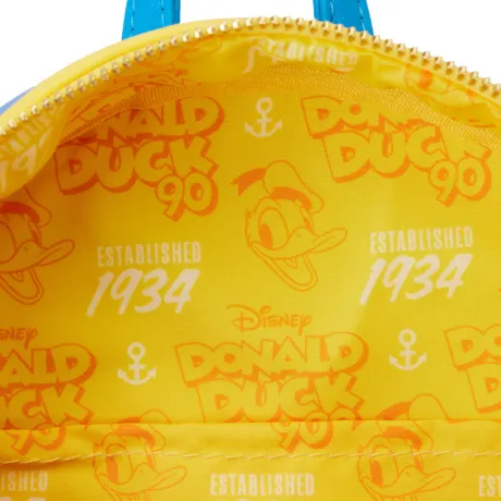 Mini sac à dos Donald Duck 90ème Anniversaire Cosplay Métallique Loungefly