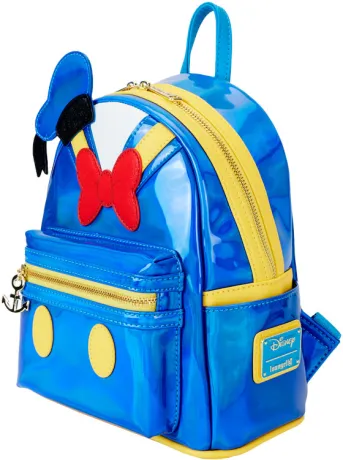 Mini sac à dos Donald Duck 90ème Anniversaire Cosplay Métallique Loungefly
