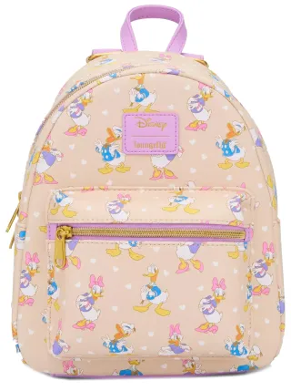 Mini sac à dos Donald Duck &amp; Daisy Duck Impression Intégrale Loungefly