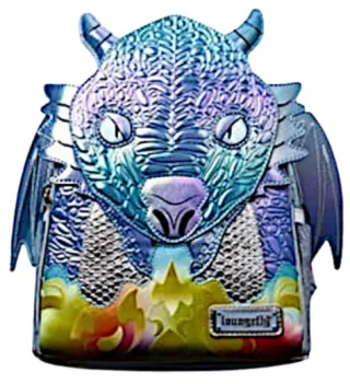 Mini sac à dos Dragon Bleu Loungefly