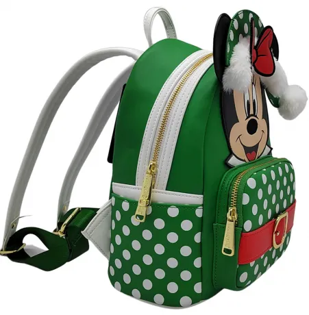 Mini sac à dos Elfe de Noël à Pois Cosplay Loungefly