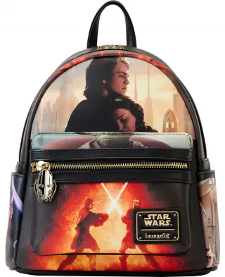 Mini sac à dos Episode III : La Revanche des Sith Scènes Loungefly