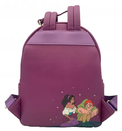 Mini sac à dos Esmeralda et Djali Scène Loungefly