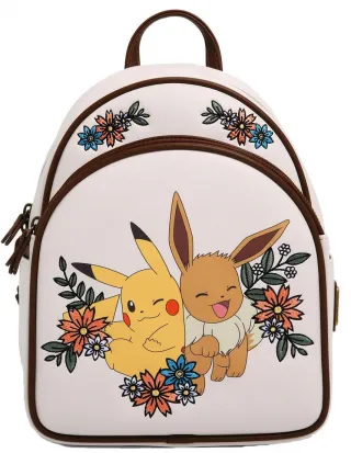 Mini sac à dos Evoli et Pikachu floral Loungefly