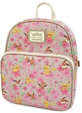 Mini sac à dos Evoli et Pikachu Impression intégrale florale Loungefly