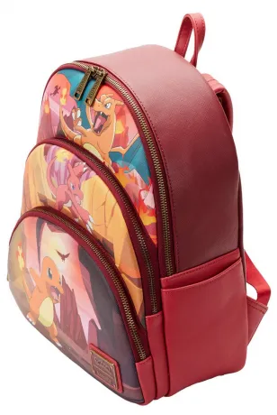 Mini sac à dos Triple Poches Évolutions de Salamèche Loungefly