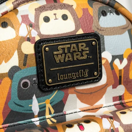 Mini sac à dos Ewok Chibi Impression Intégrale Loungefly
