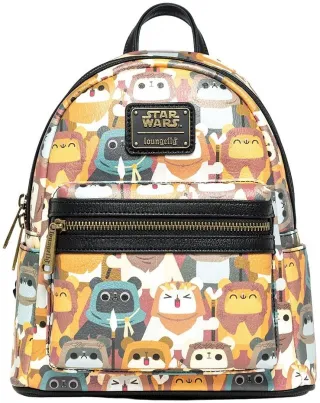Mini sac à dos Ewok Chibi Impression Intégrale Loungefly