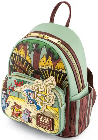 Mini sac à dos Ewoks and Droids Glow Loungefly