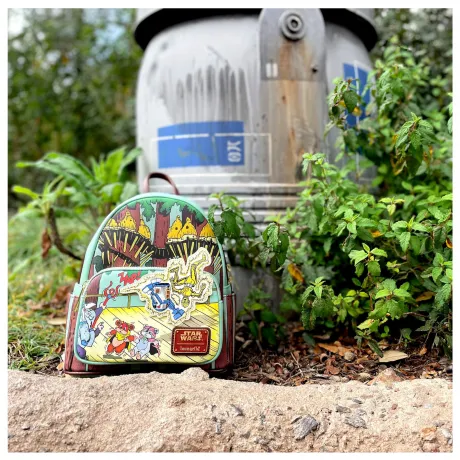 Mini sac à dos Ewoks and Droids Glow Loungefly