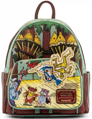 Mini sac à dos Ewoks and Droids Glow Loungefly