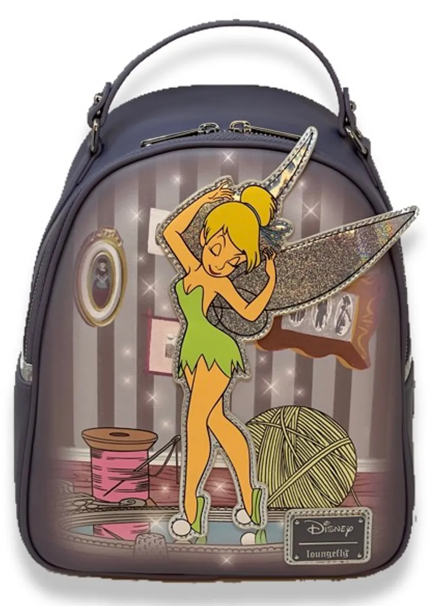 Loungefly Peter Pan Disney Mini sac a dos Fee Clochette Scene pas cher Flytopia