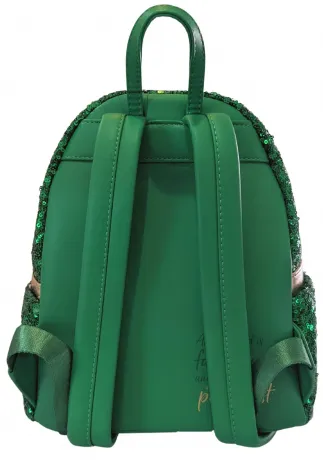 Mini sac à dos Fée Clochette Vert émeraude Sequin Loungefly