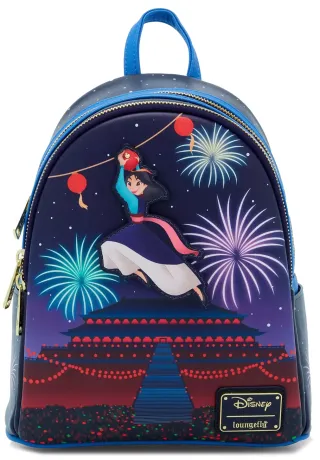 Mini sac à dos Feu d&#039;artifice Glow Loungefly