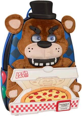 Mini sac à dos Freddy Peluche Cosplay Lenticulaire Loungefly