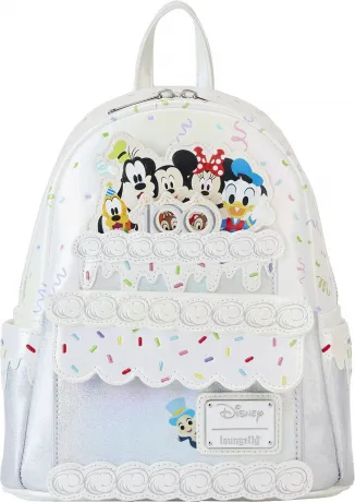Mini sac à dos Gâteau de Célébration Disney 100 ans Loungefly