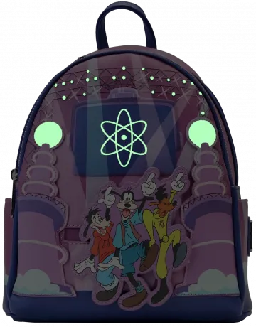 Mini sac à dos Glow Dingo, Max et Powerline Dansent avec Funko Pop (Bundle) Loungefly