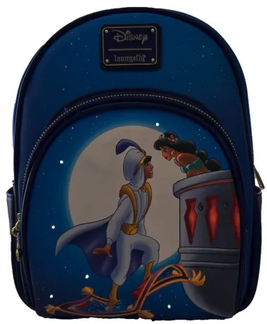 Mini sac à dos Glow Jasmine and Aladdin Nuit étoilée Loungefly