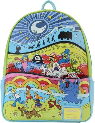 Mini sac à dos Glow la Chasse au Monstre Psychédélique Loungefly