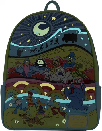 Mini sac à dos Glow la Chasse au Monstre Psychédélique Loungefly