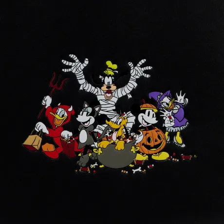 Mini sac à dos Glow Mickey et ses Amis, Maison Hantée d&#039;Halloween Loungefly