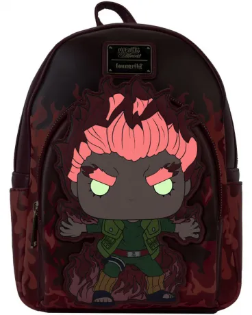 Mini sac à dos Glow Pop! by Loungefly avec Gaï Maito Funko Pop (Bundle) Loungefly