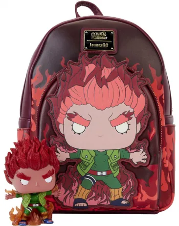 Mini sac à dos Glow Pop! by Loungefly avec Gaï Maito Funko Pop (Bundle) Loungefly