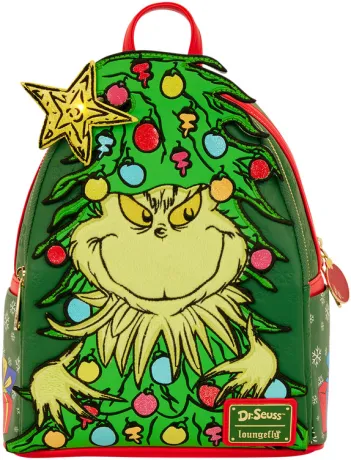 Mini sac à dos Grinch en Arbre Light Up Loungefly